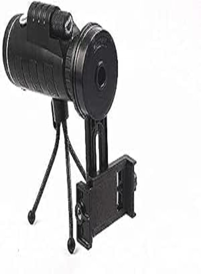 Outlife 40X60 Monocular Telescope HD Night Vision Prism Scope With Compass Phone Clip Tripod